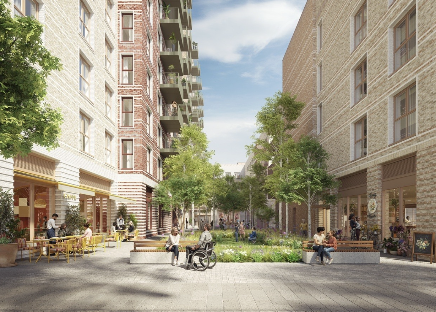 render of building development