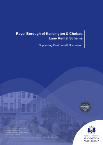Royal Borough of Kensington and Chelsea Lane Rental Scheme Cost Benefit Document V2.0 Issued