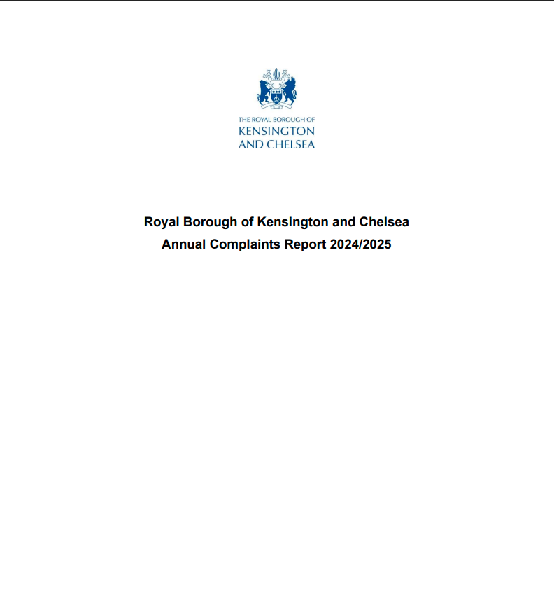 Annual complaints report, 2024 to 2025