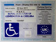 Blue badge Blue badge