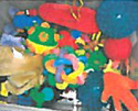 A selection of sensory toys A selection of sensory toys
