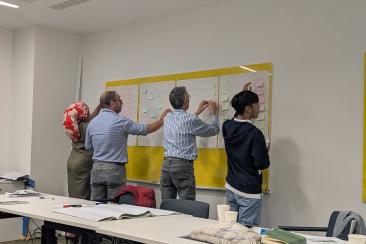 People give their feedback at consultation session