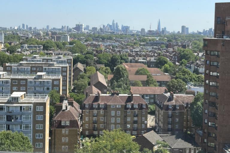 Birdseye view of south of the borough