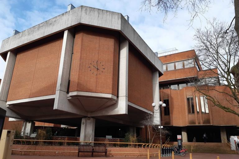 An exterior shot of Kensington Town Hall