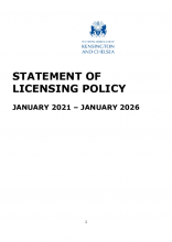Statement of Licensing Policy 2021 to 2026
