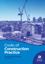 Code of Construction Practice Summary October 2024