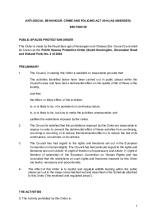 Wildlife Feeding PSPO