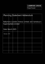 Planning Statement Addendum March 2025