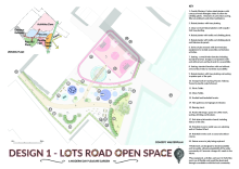 Lots Road Open Space updated design June 2025