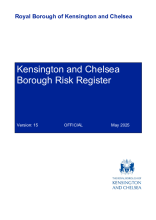 Kensington and Chelsea Borough Risk Register 2025