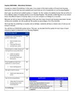 Lettings quotas for 2025 to 2026