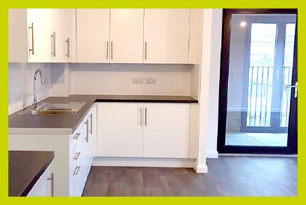 Acklam Road, kitchen view