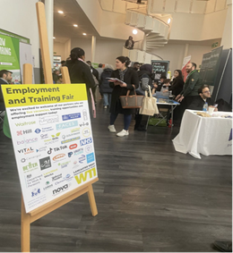 Employment and Training Fair in Kensington Leisure Centre